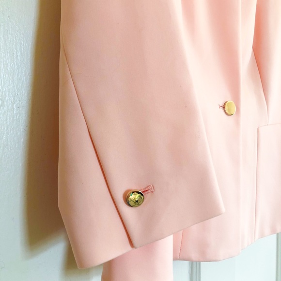 Calvin Klein pink peplum blazer - Picture 2 of 3